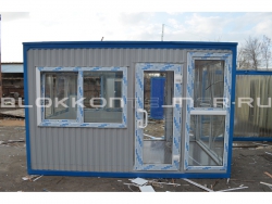 Блок-контейнер 4м, проходная, г.Ставрополь в Калининске